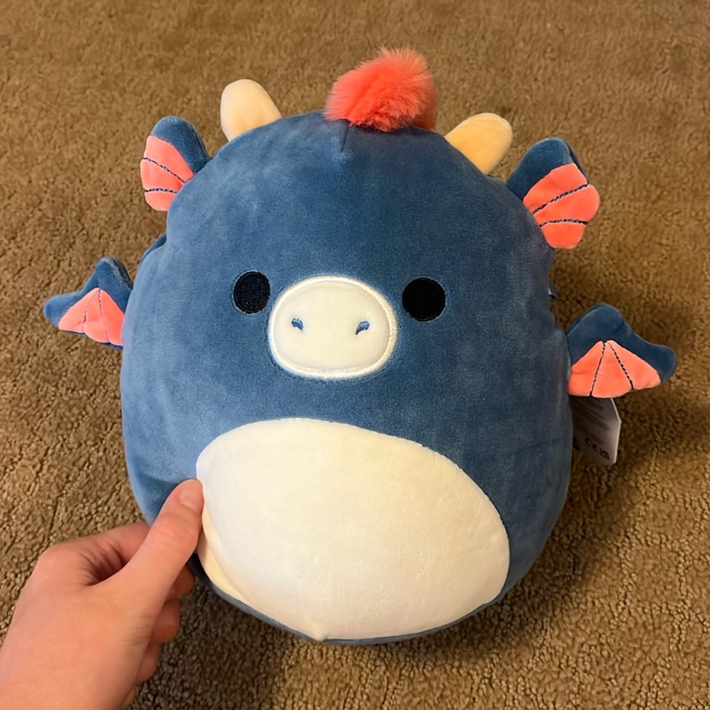 New with tags Carin dragon Squishmallow